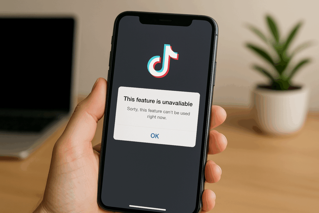 TikTok Bu Özellik Kullanılamıyor Sorunu ve Çözümü
