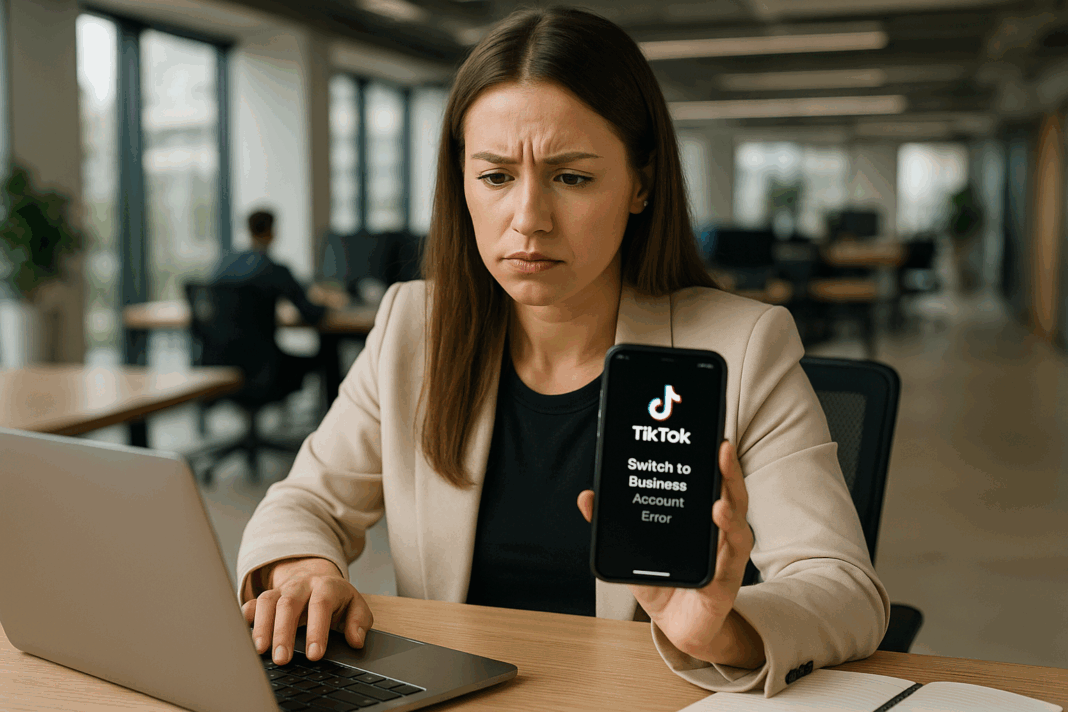 TikTok İşletme Hesabına Geçiş Sorunları ve Profesyonel Çözümler