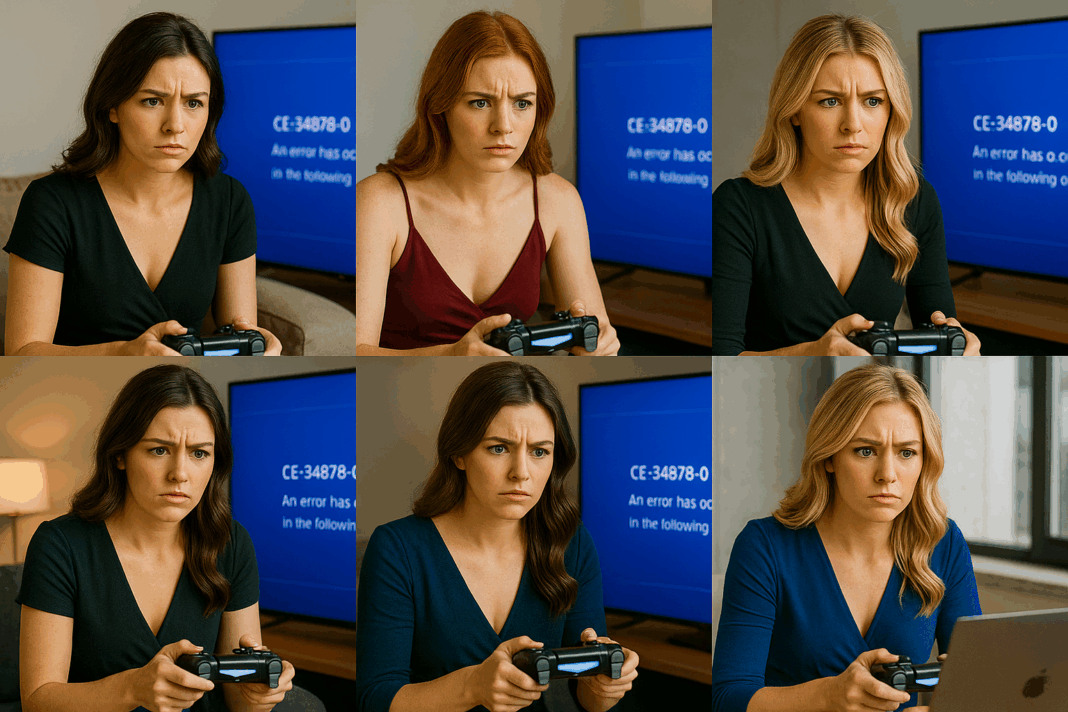 PlayStation Error CE 34878 0 Oyun Çökmesi Çözümü