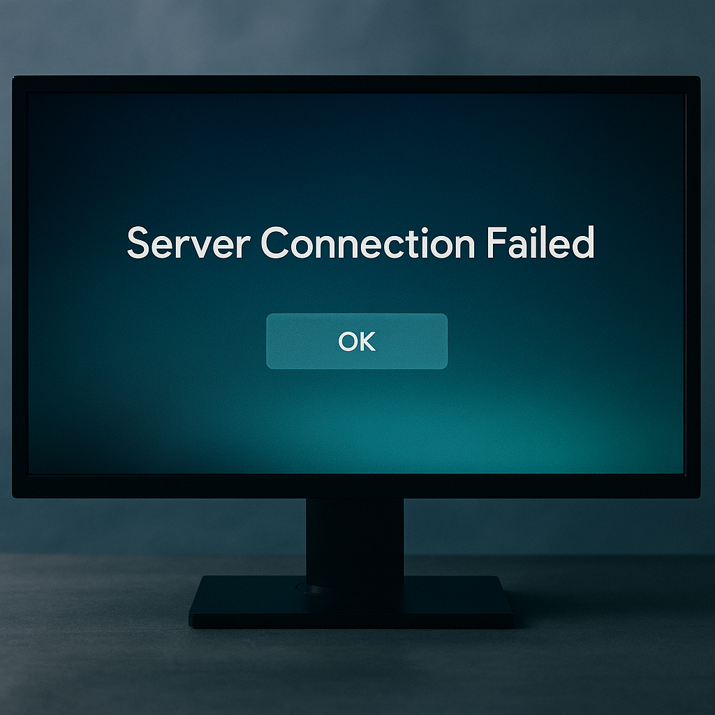 Server Connection Failed Hatası Çözüm Rehberi