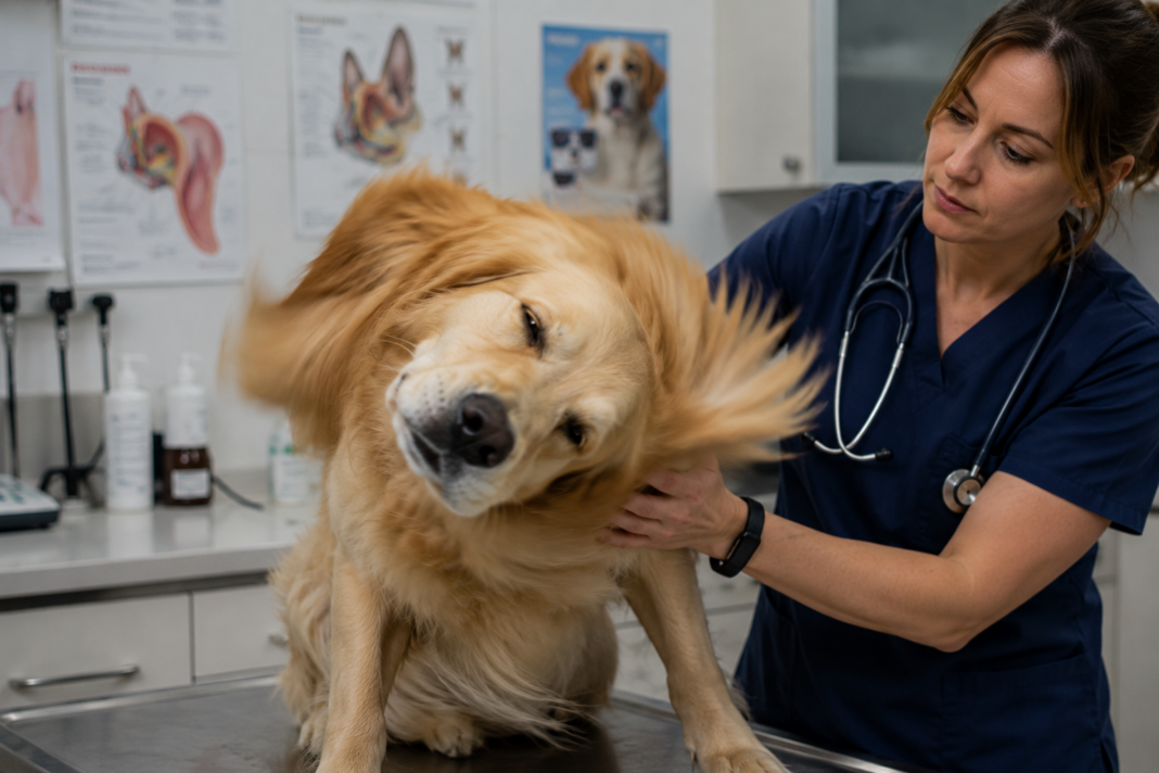 Köpeklerde Ani Baş Sallama Kulak Enfeksiyonu, Yabancı Cisim ve Alerji Ayrımı